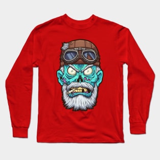 Zombie biker Long Sleeve T-Shirt